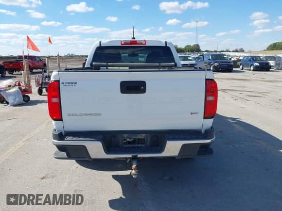 2022 Chevrolet Colorado 4WD Work Truck with VIN 1GCGTBEN8N1121608, listed as a IAAI auction lot 43372593 with 110,604 mi miles and . Bid and sale history available at DreamBid. Image 16.