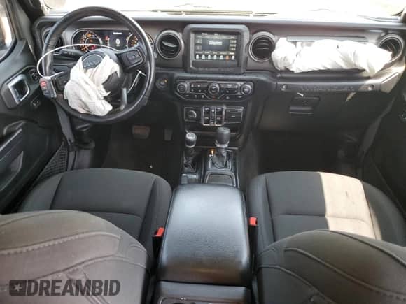 2021 Jeep Wrangler Unlimited Sport S with VIN 1C4HJXDN9MW832700, listed as a Copart auction lot 64761765 with 83,129 mi miles and Salvage title. Bid and sale history available at DreamBid. Image 8.