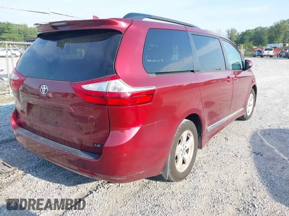 2018 Toyota Sienna LE Auto Access Seat with VIN 5TDKZ3DC8JS941358, listed as a IAAI auction lot 43003714 with 127,785 mi miles and . Bid and sale history available at DreamBid. Image 4.