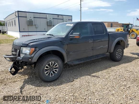 2012 Ford F-150 SVT Raptor z VIN 1FTFW1R6XCFC59652, wystawiony jako Copart lot #63813905 z przebiegiem 119 332 mil mil oraz Szkoda całkowita • Salvage title. Historia ofert i sprzedaży dostępna na DreamBid. Obrazek 1.