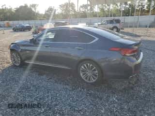 2015 Hyundai Genesis 3.8L z VIN KMHGN4JE3FU027465, wystawiony jako Copart lot #80197955 z przebiegiem 180 233 mil mil oraz Szkoda całkowita • Salvage title. Historia ofert i sprzedaży dostępna na DreamBid. Obrazek 2.