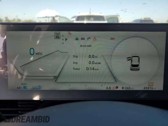 2022 Hyundai Ioniq 5 SEL с VIN KM8KN4AE2NU070462, выставлен на аукционе Copart как лот 70177625 с пробегом 49 476 миль миль и Списание • Salvage title. История ставок и продаж доступна на DreamBid. Изображение 9.