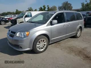 2019 Dodge Grand Caravan SXT with VIN 2C4RDGCG6KR754137, listed as a Copart auction lot 81308765 with 87,585 mi miles and Salvage title. Bid and sale history available at DreamBid. Image 1.