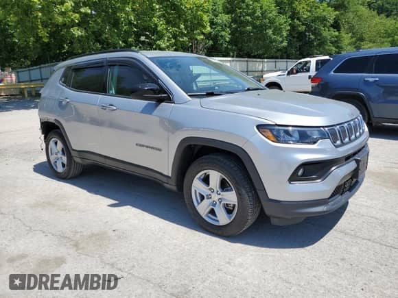 2022 Jeep Compass Latitude с VIN 3C4NJDBB4NT211804, выставлен на аукционе Copart как лот 66072475 с пробегом 29 266 миль миль и Списание • Salvage title. История ставок и продаж доступна на DreamBid. Изображение 4.