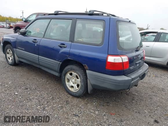 2001 Subaru Forester L with VIN JF1SF63581H705574, listed as a IAAI auction lot 43573292 with 185,325 mi miles and . Bid and sale history available at DreamBid. Image 3.