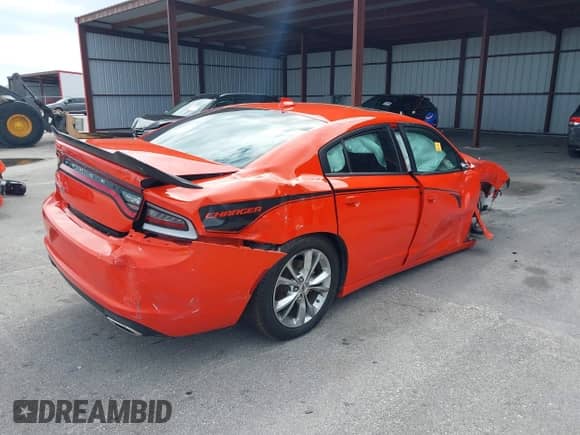2023 Dodge Charger SXT with VIN 2C3CDXJG5PH520498, listed as a IAAI auction lot 41660441 with 18,372 mi miles and . Bid and sale history available at DreamBid. Image 4.