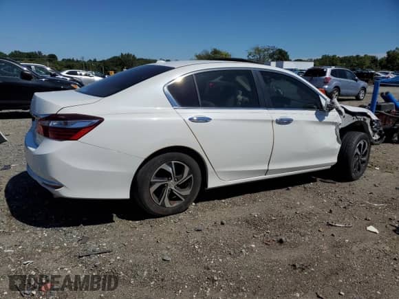 2017 Honda Accord EX-L with VIN 1HGCR2F99HA238473, listed as a Copart auction lot 70687935 with Not provided miles and Salvage title. Bid and sale history available at DreamBid. Image 3.