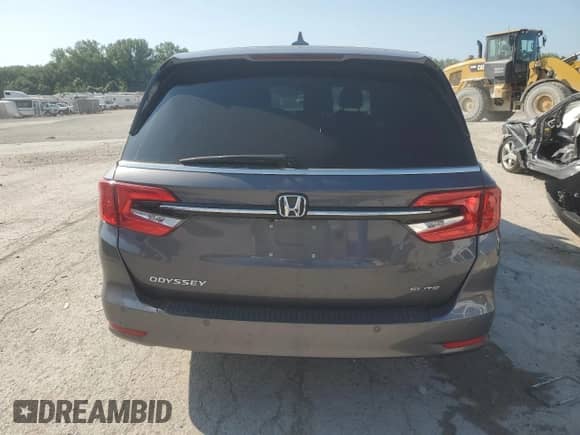 2022 Honda Odyssey Elite with VIN 5FNRL6H93NB054986, listed as a Copart auction lot 71352585 with 83,146 mi miles and Salvage title. Bid and sale history available at DreamBid. Image 6.