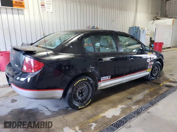2005 Chevrolet Cobalt with VIN 1G1AK52F157555611, listed as a Copart auction lot 71554565 with 156,488 mi miles and Salvage title. Bid and sale history available at DreamBid. Image 3.