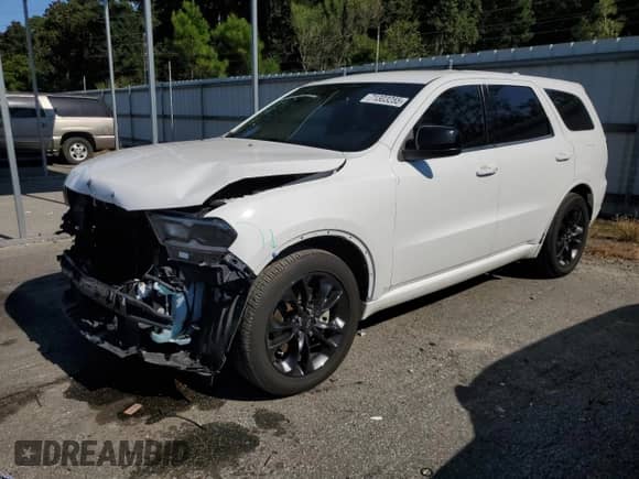 2022 Dodge Durango SXT with VIN 1C4RDHAG6NC214664, listed as a Copart auction lot 71303255 with 65,409 mi miles and Salvage title. Bid and sale history available at DreamBid. Image 1.
