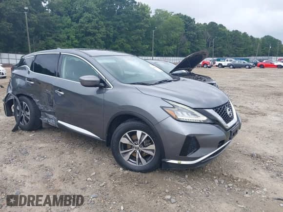 2020 Nissan Murano S with VIN 5N1AZ2AJ4LN111375, listed as a IAAI auction lot 42800452 with 115,013 mi miles and . Bid and sale history available at DreamBid. Image 1.
