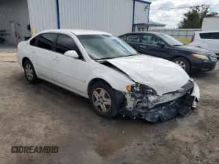 2008 Chevrolet Impala LS with VIN 2G1WB58K589241750, listed as a Copart auction lot 84475135 with 163,182 mi miles and Salvage title. Bid and sale history available at DreamBid. Image 4.