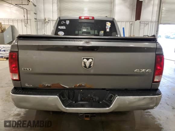 2011 Ram 1500 SLT with VIN 1D7RV1CT9BS531697, listed as a Copart auction lot 62074325 with 190,105 mi miles and Salvage title. Bid and sale history available at DreamBid. Image 6.