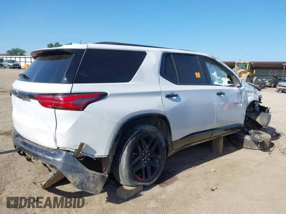 2023 Chevrolet Traverse Premier z VIN 1GNERKKW2PJ308520, wystawiony jako IAAI lot #42257790 z przebiegiem Nie podano mil oraz . Historia ofert i sprzedaży dostępna na DreamBid. Obrazek 4.