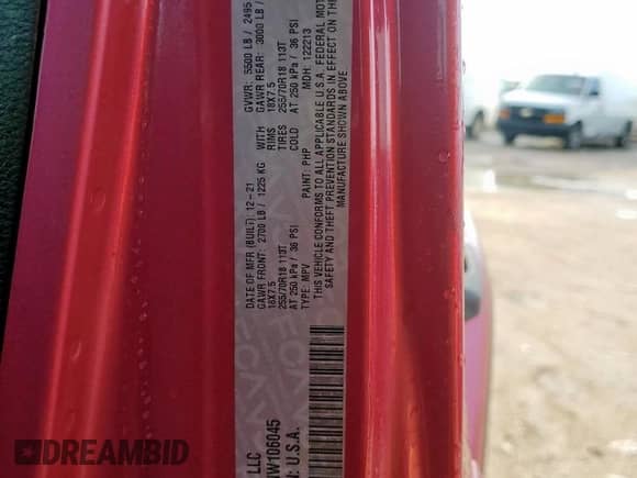 2022 Jeep Wrangler Unlimited Sahara с VIN 1C4HJXEN0NW106045, выставлен на аукционе Copart как лот 61257055 с пробегом 104 937 миль миль и Списание • Salvage title. История ставок и продаж доступна на DreamBid. Изображение 13.