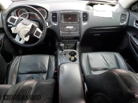 2012 Dodge Durango R/T with VIN 1C4SDJCT2CC266468, listed as a Copart auction lot 70060705 with 155,561 mi miles and Salvage title. Bid and sale history available at DreamBid. Image 8.