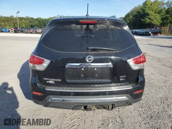 2014 Nissan Pathfinder SV with VIN 5N1AR2MM0EC735209, listed as a Copart auction lot 81969075 with 212,967 mi miles and Clean title. Bid and sale history available at DreamBid. Image 6.