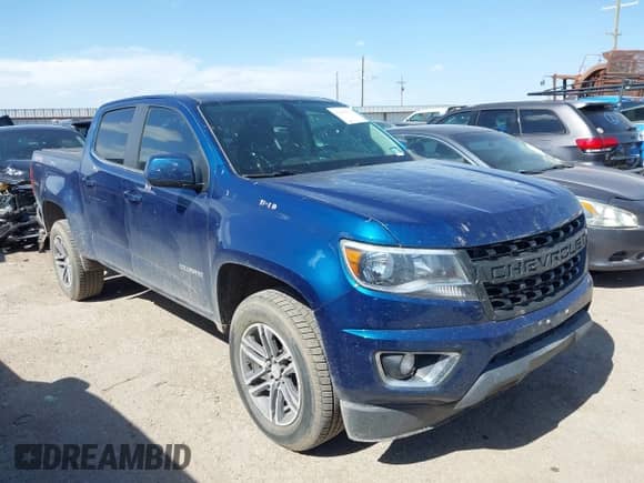 2019 Chevrolet Colorado 4WD LT z VIN 1GCGTCEN2K1121458, wystawiony jako IAAI lot #42839112 z przebiegiem 88 987 mil mil oraz . Historia ofert i sprzedaży dostępna na DreamBid. Obrazek 1.