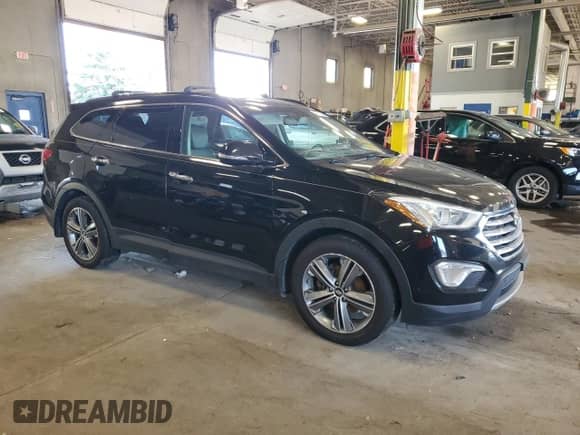 2016 Hyundai Santa Fe Premium with VIN KM8SNDHF2GU135568, listed as a Copart auction lot 63072485 with 166,101 mi miles and Clean title. Bid and sale history available at DreamBid. Image 4.