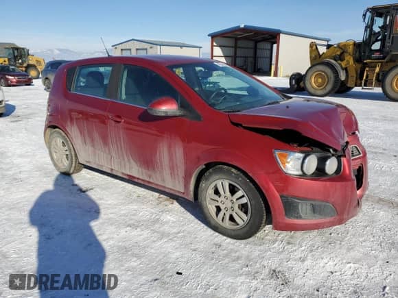 2012 Chevrolet Sonic LT with VIN 1G1JC6SH6C4143008, listed as a Copart auction lot 42904085 with 97,472 mi miles and Salvage title. Bid and sale history available at DreamBid. Image 4.