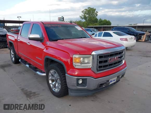2014 GMC Sierra 1500 SLT z VIN 3GTU2VEC7EG314758, wystawiony jako IAAI lot #43272745 z przebiegiem 265 796 mil mil oraz . Historia ofert i sprzedaży dostępna na DreamBid. Obrazek 1.