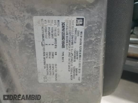 2008 Chevrolet Avalanche 3LT with VIN 3GNFK12338G189405, listed as a Copart auction lot 53540825 with 188,815 mi miles and Salvage title. Bid and sale history available at DreamBid. Image 12.