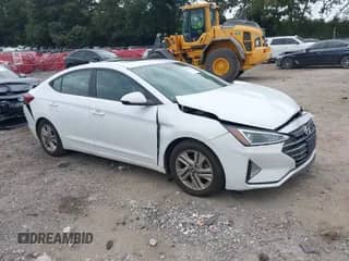 2019 Hyundai Elantra SEL z VIN 5NPD84LF7KH427781, wystawiony jako IAAI lot #43093092 z przebiegiem 90 580 mil mil oraz . Historia ofert i sprzedaży dostępna na DreamBid. Obrazek 1.