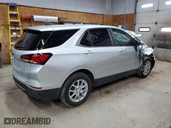 2022 Chevrolet Equinox LT z VIN 3GNAXUEV4NL127248, wystawiony jako Copart lot #70448745 z przebiegiem 17 122 mil mil oraz Nie do naprawy • Non repairable. Historia ofert i sprzedaży dostępna na DreamBid. Obrazek 3.