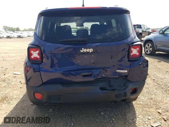 2018 Jeep Renegade Latitude with VIN ZACCJABBXJPH57398, listed as a Copart auction lot 68658815 with 89,223 mi miles and Salvage title. Bid and sale history available at DreamBid. Image 6.