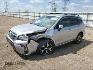2015 Subaru Forester XT Touring with VIN JF2SJGUC0FH471872, listed as a Copart auction lot 68455175 with 97,611 mi miles and Salvage title. Bid and sale history available at DreamBid. Image 1.