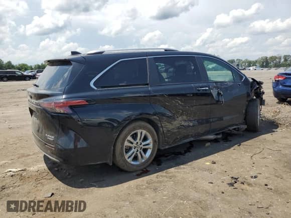 2023 Toyota Sienna Platinum с VIN 5TDESKFC0PS082459, выставлен на аукционе Copart как лот 63197385 с пробегом 39 491 миль миль и Списание • Salvage title. История ставок и продаж доступна на DreamBid. Изображение 3.