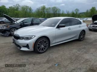 2020 BMW 3 Series 330i with VIN WBA5R1C02LFH86303, listed as a Copart auction lot 56319605 with 101,666 mi miles and Salvage title. Bid and sale history available at DreamBid. Image 1.