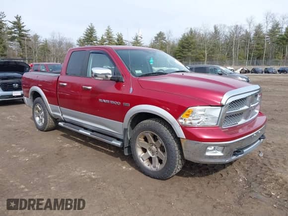 2012 Ram 1500 Laramie with VIN 1C6RD7JT6CS252347, listed as a IAAI auction lot 41781991 with 80,035 mi miles and . Bid and sale history available at DreamBid. Image 1.