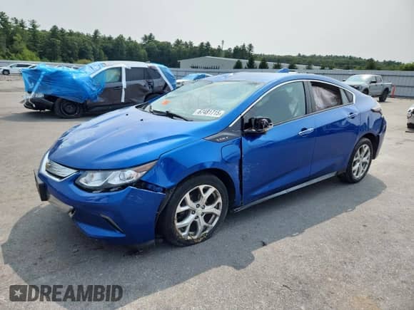 2017 Chevrolet Volt Premier с VIN 1G1RD6S56HU111933, выставлен на аукционе Copart как лот 67481715 с пробегом Не указан миль и Списание • Salvage title. История ставок и продаж доступна на DreamBid. Изображение 1.