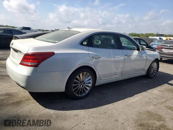 2014 Hyundai Equus Signature z VIN KMHGH4JH8EU079884, wystawiony jako Copart lot #51828925 z przebiegiem 77 951 mil mil oraz Szkoda całkowita • Salvage title. Historia ofert i sprzedaży dostępna na DreamBid. Obrazek 3.