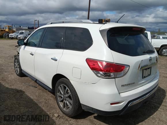 2016 Nissan Pathfinder S with VIN 5N1AR2MM0GC604915, listed as a Copart auction lot 55477285 with 183,062 mi miles and Salvage title. Bid and sale history available at DreamBid. Image 2.