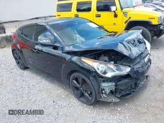 2017 Hyundai Veloster with VIN KMHTC6AD1HU321781, listed as a IAAI auction lot 42921028 with 109,930 mi miles and . Bid and sale history available at DreamBid. Image 1.