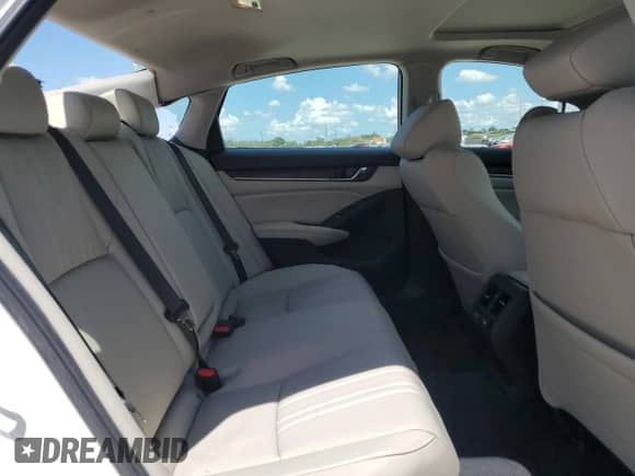 2022 Honda Accord EX-L with VIN 1HGCV3F57NA002687, listed as a Copart auction lot 68622465 with 21,759 mi miles and Salvage title. Bid and sale history available at DreamBid. Image 10.