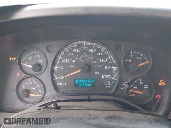 2003 Chevrolet Express Cargo with VIN 1GCGG25U431221925, listed as a IAAI auction lot 41787365 with 102,690 mi miles and . Bid and sale history available at DreamBid. Image 7.