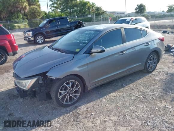 2020 Hyundai Elantra SEL with VIN KMHD84LF3LU884543, listed as a IAAI auction lot 42908180 with 75,264 mi miles and . Bid and sale history available at DreamBid. Image 2.