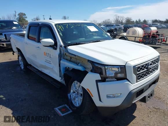 2022 Nissan Frontier SV with VIN 1N6ED1EK3NN643248, listed as a IAAI auction lot 41751224 with 14,256 mi miles and . Bid and sale history available at DreamBid. Image 1.
