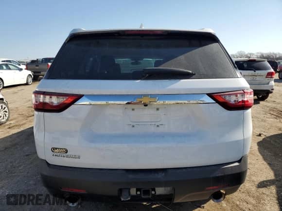 2018 Chevrolet Traverse z VIN 1GNEREKW8JJ281199, wystawiony jako Copart lot #42822565 z przebiegiem 122 435 mil mil oraz Szkoda całkowita • Salvage title. Historia ofert i sprzedaży dostępna na DreamBid. Obrazek 6.