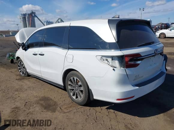 2023 Honda Odyssey EX-L с VIN 5FNRL6H60PB056011, выставлен на аукционе IAAI как лот 41667196 с пробегом 79 893 миль миль и . История ставок и продаж доступна на DreamBid. Изображение 3.