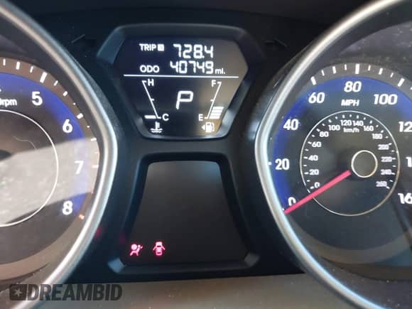 2013 Hyundai Elantra GLS with VIN 5NPDH4AE0DH396788, listed as a IAAI auction lot 41216205 with 40,749 mi miles and . Bid and sale history available at DreamBid. Image 15.