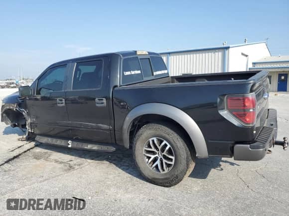 2012 Ford F-150 SVT Raptor with VIN 1FTFW1R64CFA12501, listed as a Copart auction lot 80845925 with 164,282 mi miles and Salvage title. Bid and sale history available at DreamBid. Image 2.