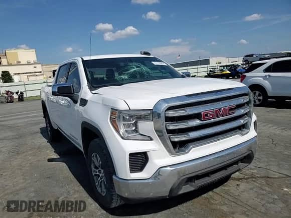 2020 GMC Sierra 1500 SLE with VIN 3GTP8BEK4LG392557, listed as a Copart auction lot 61150204 with 86,021 mi miles and Salvage title. Bid and sale history available at DreamBid. Image 11.