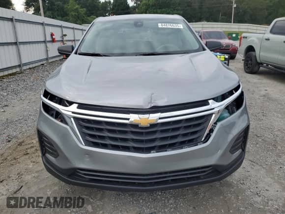 2024 Chevrolet Equinox LS with VIN 3GNAXHEG8RL146500, listed as a Copart auction lot 84876635 with 32,296 mi miles and Salvage title. Bid and sale history available at DreamBid. Image 5.