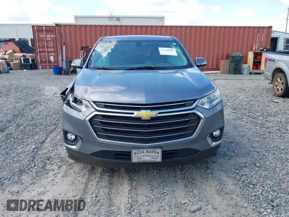 2019 Chevrolet Traverse LT with VIN 1GNERHKW7KJ222566, listed as a IAAI auction lot 42740088 with 112,095 mi miles and . Bid and sale history available at DreamBid. Image 12.