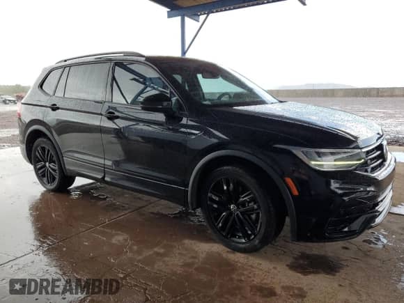 2022 Volkswagen Tiguan SE R-Line Black с VIN 3VVCB7AX3NM098362, выставлен на аукционе Copart как лот 81619285 с пробегом 32 488 миль миль и Списание • Salvage title. История ставок и продаж доступна на DreamBid. Изображение 4.
