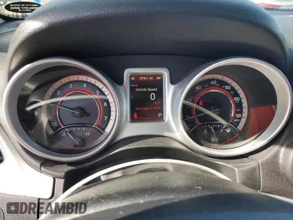 2017 Dodge Journey GT with VIN 3C4PDDEG8HT596814, listed as a Copart auction lot 84600955 with 87,611 mi miles and Clean title. Bid and sale history available at DreamBid. Image 9.